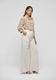 Emi Stretch Silk High Collar Blouse <span>EMI<span>