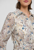 Palma Print Linen Dress <span>PALMADEA<span>