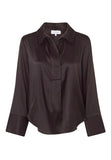 Large Collar Silk Blouse <span>JANETDEA<span>