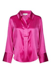 Large Collar Silk Blouse <span>JANETDEA<span>