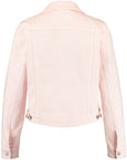 Blush Pink Cotton Denim Jacket <span>350230<span>