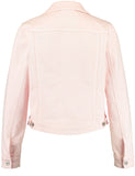 Blush Pink Cotton Denim Jacket <span>350230<span>
