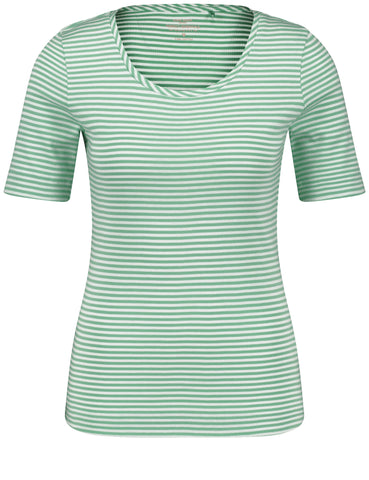 Stripe Cotton T-Shirt <span>977062<span>
