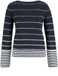Stripe Waffle Cotton Sweater <span>270509<span>