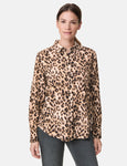 Animal Print Realxed Fitting Shirt <span>460003<span>