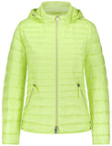 Lightweight Puffa Jacket With Hood <span>955020-LIME<span>