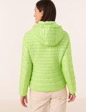 Lightweight Puffa Jacket With Hood <span>955020-LIME<span>