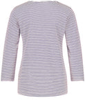 Geo Graphics Cotton 3/4 Sleeve Stripe Top <span>977081<span>