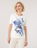 Geo Graphics Print Cotton T-Shirt <span>570208<span>