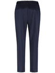 Geo Graphics Glazed Cotton Navy Trousers <span>925064<span>