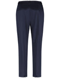 Geo Graphics Glazed Cotton Navy Trousers <span>925064<span>