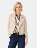 Geo Graphics Faux Suede Biker Style Jacket <span>530008<span>