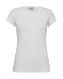 Cotton Rib 'Lago' T-shirt <span>170580-WHITE<span>