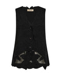 Embroidered Sleeveless Blouse/Waistcoat <span>170600<span>