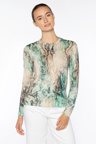Snake Print Sweater <span>LRSES218<span>