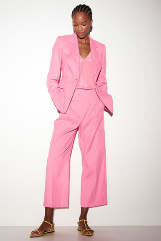 Hot Pink Linen Blazer <span>498021/3621<span>