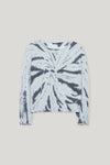 Denim Vibes Sky And Denim Blue Tie Dye Sweater <span>118596<span>