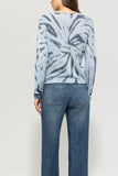 Denim Vibes Sky And Denim Blue Tie Dye Sweater <span>118596<span>