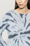 Denim Vibes Sky And Denim Blue Tie Dye Sweater <span>118596<span>