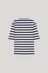 Denim Vibes Navy And White Stripe Top <span>318214<span>