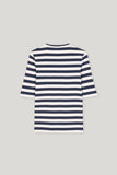 Denim Vibes Navy And White Stripe Top <span>318214<span>