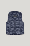 Denim Vibes Navy Down Gilet Puffer Style <span>418433<span>