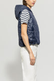 Denim Vibes Navy Down Gilet Puffer Style <span>418433<span>