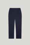 Denim Vibes Blue Pleat Front Crepe Trousers <span>618741<span>