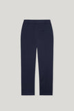 Denim Vibes Blue Pleat Front Crepe Trousers <span>618741<span>