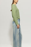 Denim Vibes Green Sweater <span>118623<span>