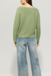 Denim Vibes Green Sweater <span>118623<span>