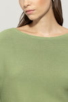 Denim Vibes Green Sweater <span>118623<span>