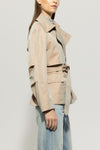 Denim Vibes Sand Colour Short Mac <span>418502<span>