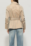 Denim Vibes Sand Colour Short Mac <span>418502<span>