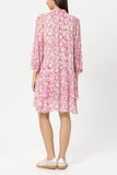 Luxury Ease Blush Print Chiffon Dress <span>738632<span>