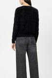 Luxury Ease Black Alpaca Sweater<span>138738<span>