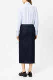 Preppy Reds Sky Blue Silky Shirt <span>238667<span>