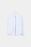 Preppy Reds Sky Blue Silky Shirt <span>238667<span>