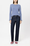 Preppy Reds Sky Blue Cashmere Sweater <span>138740<span>