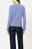 Preppy Reds Sky Blue Cashmere Sweater <span>138740<span>