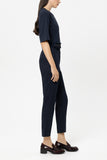 Preppy Reds Navy Cotton Trousers <span>638878<span>