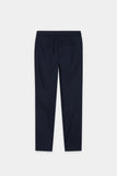 Preppy Reds Navy Cotton Trousers <span>638878<span>