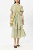 Spring Vibes Pistachio Tiered Stripe Dress <span>738660<span>