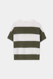 Desert Vibes Stripe Short Sleeve Sweater <span>138803<span>