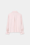 Luxury Ease Tie Blouse In Blush <psan>238640<span>