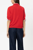 Preppy Reds Red Cashmere Polo <span>138764<span>