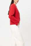 Preppy Reds Red Knit Cardigan <span>438040<span