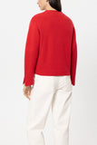 Preppy Reds Red Knit Cardigan <span>438040<span