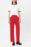 Preppy Reds Red Straight Leg Jean <span>638870<span>