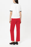 Preppy Reds Red Straight Leg Jean <span>638870<span>